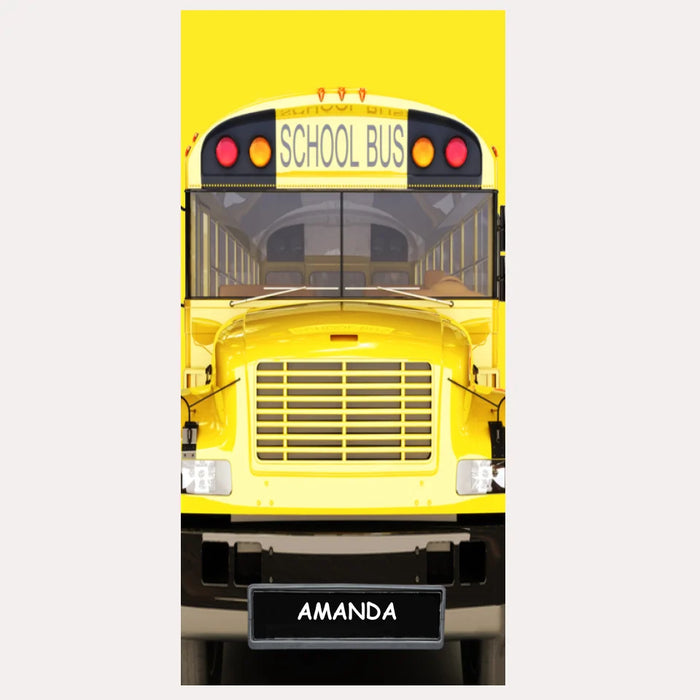 Custom Personalized School Bus Phone Case - Gift Idea For School Bus Lovers - Case For iPhone, Samsung and Xiaomi