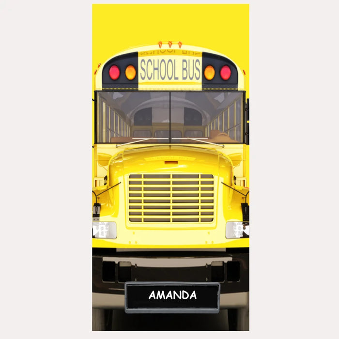 Custom Personalized School Bus Phone Case - Gift Idea For School Bus Lovers - Case For iPhone, Samsung and Xiaomi