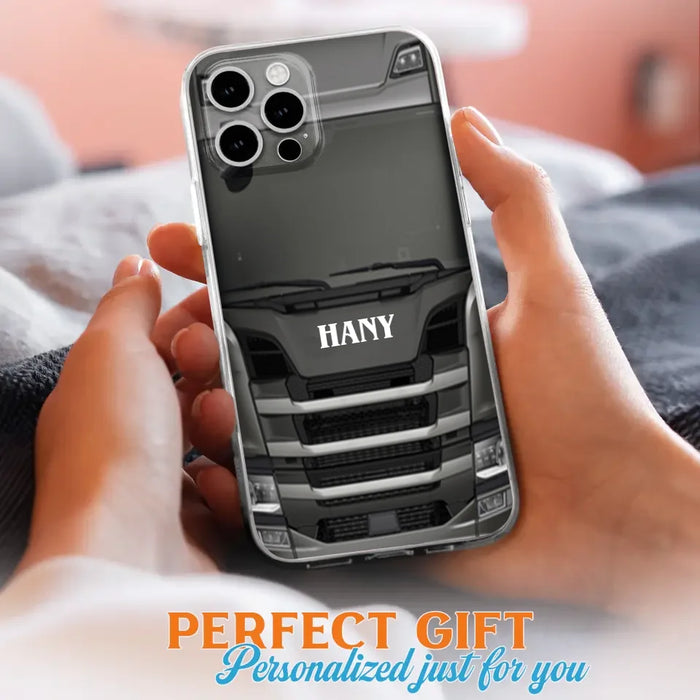 Custom Personalized Heavy Truck Phone Case - Gift Idea For Truckers - Case For iPhone, Samsung and Xiaomi - PGS2ML