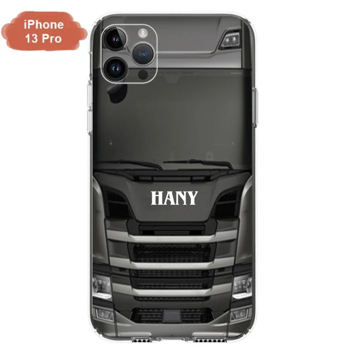 Custom Personalized Heavy Truck Phone Case - Gift Idea For Truckers - Case For iPhone, Samsung and Xiaomi - PGS2ML