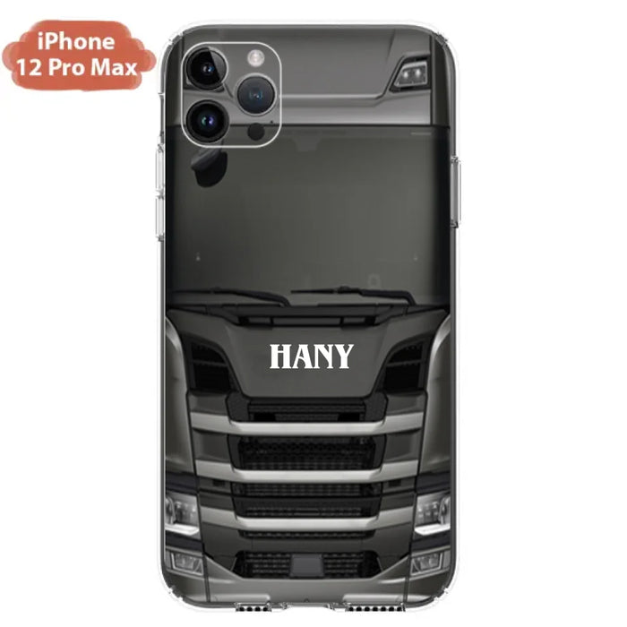 Custom Personalized Heavy Truck Phone Case - Gift Idea For Truckers - Case For iPhone, Samsung and Xiaomi - PGS2ML