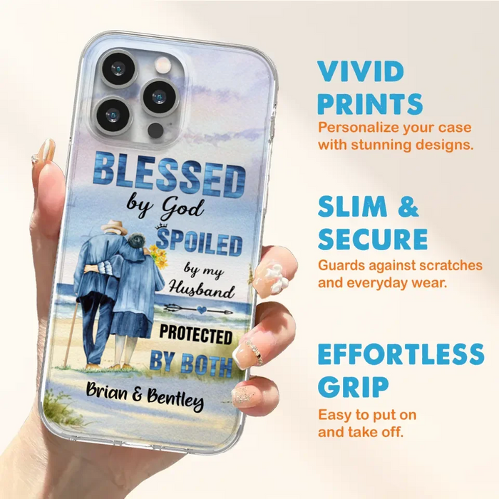 Custom Personalized Old Couple Phone Case - Best Gift Idea For Grandparents - Case For iPhone, Samsung and Xiaomi