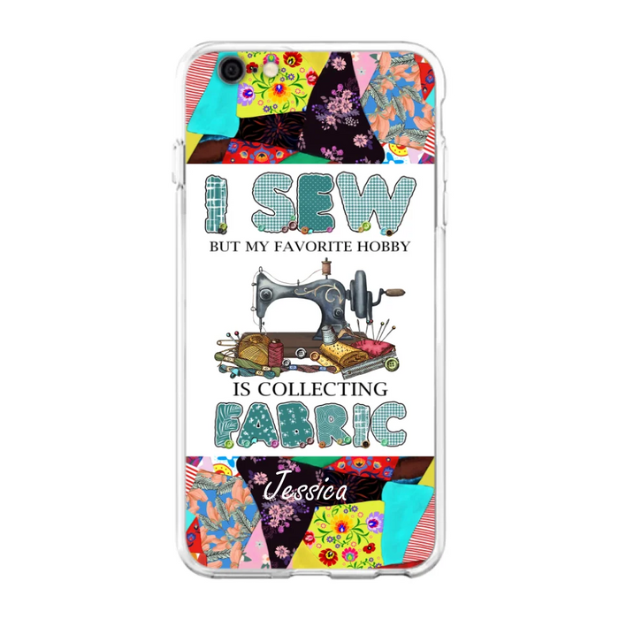 Custom Personalized Sewing Machine Phone Case - Gift Idea For Sewing Lovers - Case For iPhone, Samsung and Xiaomi - 8WU8I3