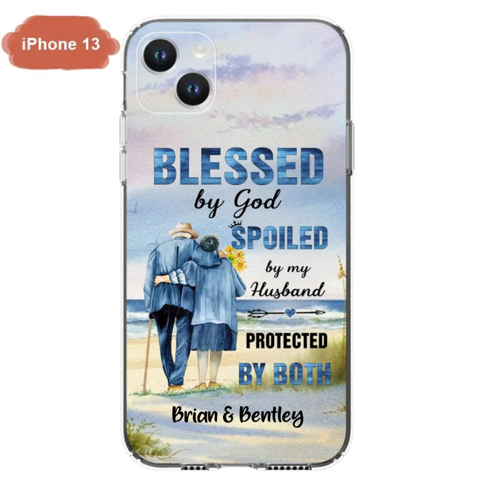 Custom Personalized Old Couple Phone Case - Best Gift Idea For Grandparents - Case For iPhone, Samsung and Xiaomi