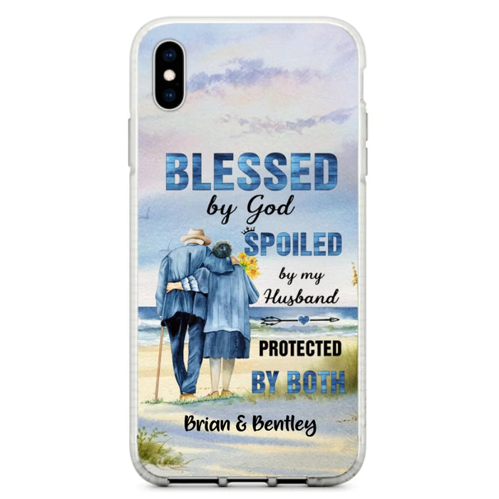 Custom Personalized Old Couple Phone Case - Best Gift Idea For Grandparents - Case For iPhone, Samsung and Xiaomi