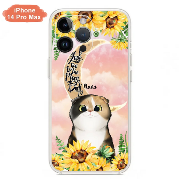 Custom Personalized Cat Phone Case - Best Gift Idea For Cat Lovers With Upto 7 Cats - Case For iPhone, Samsung and Xiaomi