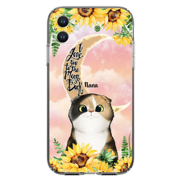 Custom Personalized Cat Phone Case - Best Gift Idea For Cat Lovers With Upto 7 Cats - Case For iPhone, Samsung and Xiaomi