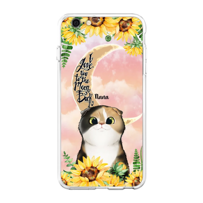 Custom Personalized Cat Phone Case - Best Gift Idea For Cat Lovers With Upto 7 Cats - Case For iPhone, Samsung and Xiaomi