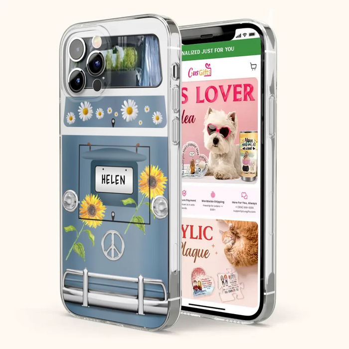 Custom Personalized Camper Van Phone Case - iPhone, Samsung and Xiaomi Phone Case - 8FA7PO