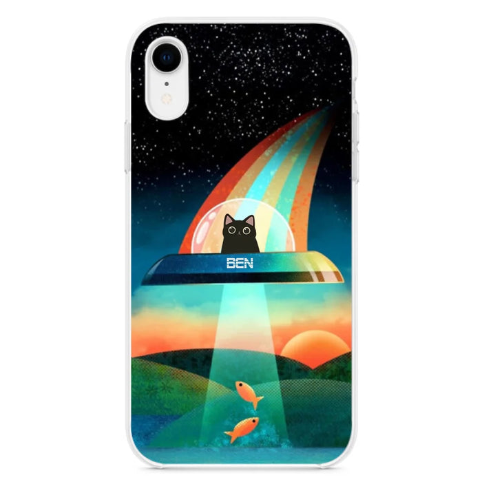 Custom Personalized Cat Phone Case - Gift For Cat Lovers - Case For iPhone, Samsung and Xiaomi with up to 3 Cats - EHTD0U