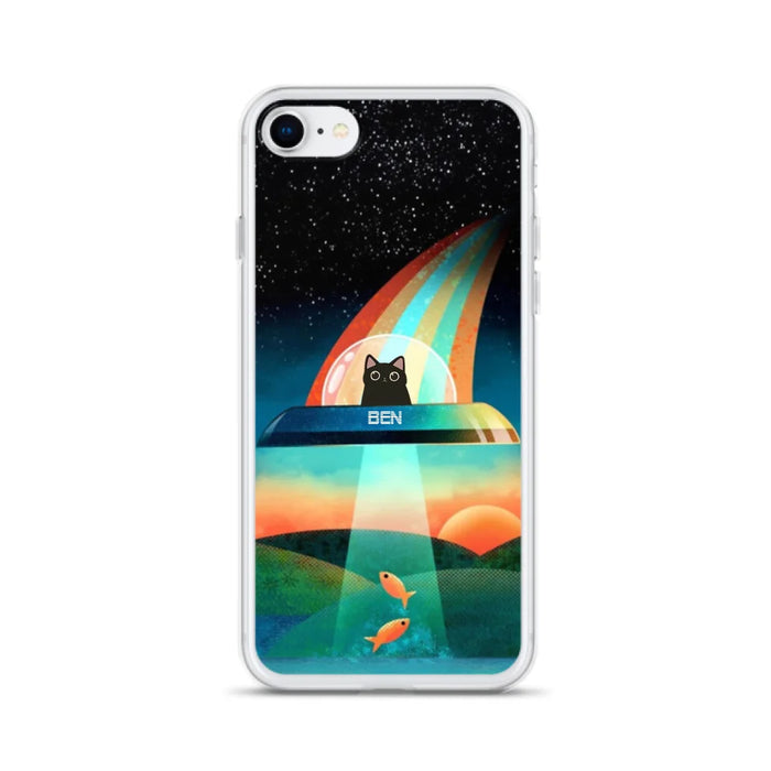 Custom Personalized Cat Phone Case - Gift For Cat Lovers - Case For iPhone, Samsung and Xiaomi with up to 3 Cats - EHTD0U