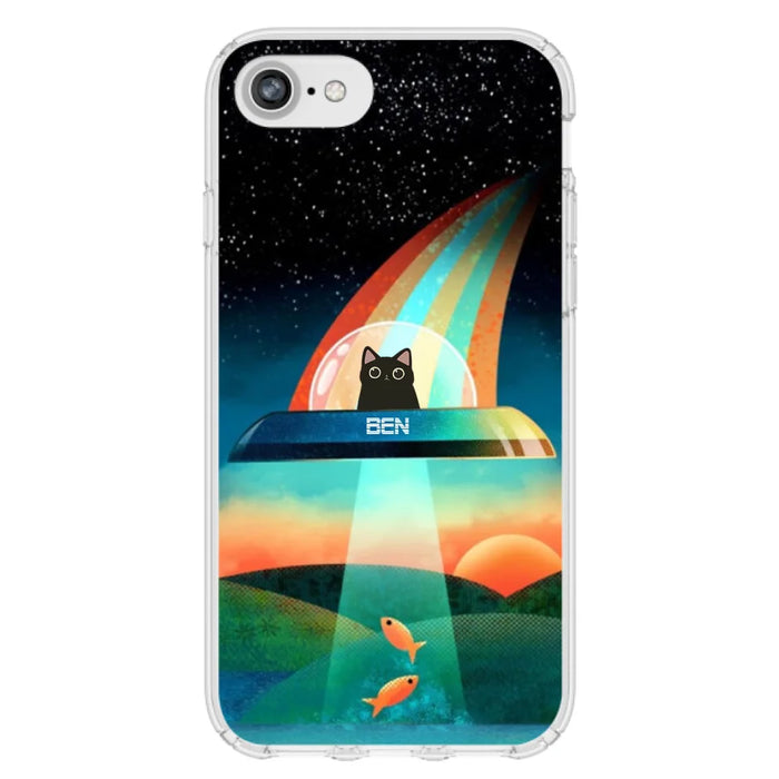 Custom Personalized Cat Phone Case - Gift For Cat Lovers - Case For iPhone, Samsung and Xiaomi with up to 3 Cats - EHTD0U