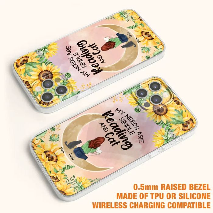 Custom Personalized Reading Dog/Cat Phone Case - Best Gift Idea For Dogs/Cats Lovers - Case For iPhone, Samsung and Xiaomi