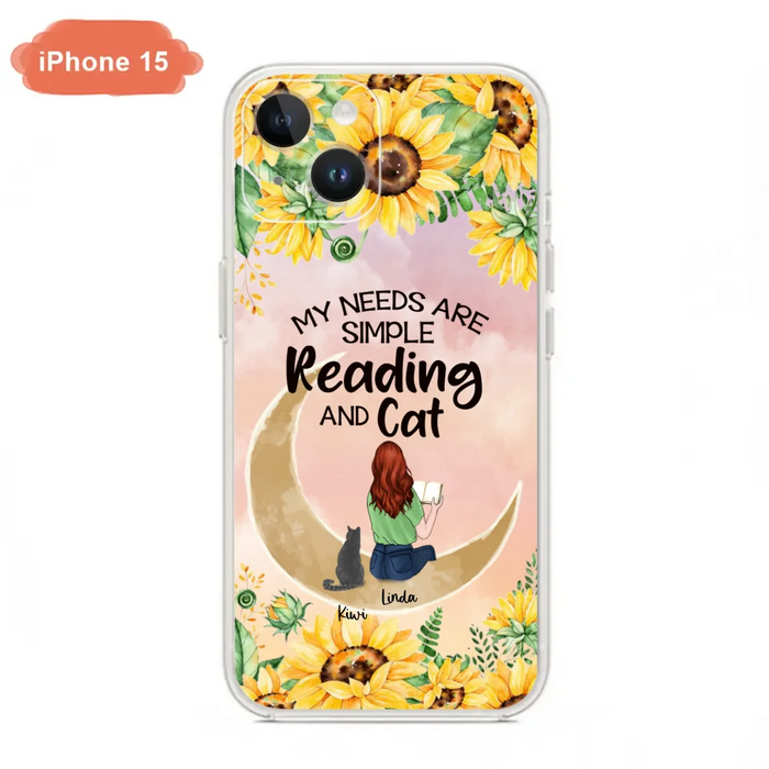 Custom Personalized Reading Dog/Cat Phone Case - Best Gift Idea For Dogs/Cats Lovers - Case For iPhone, Samsung and Xiaomi