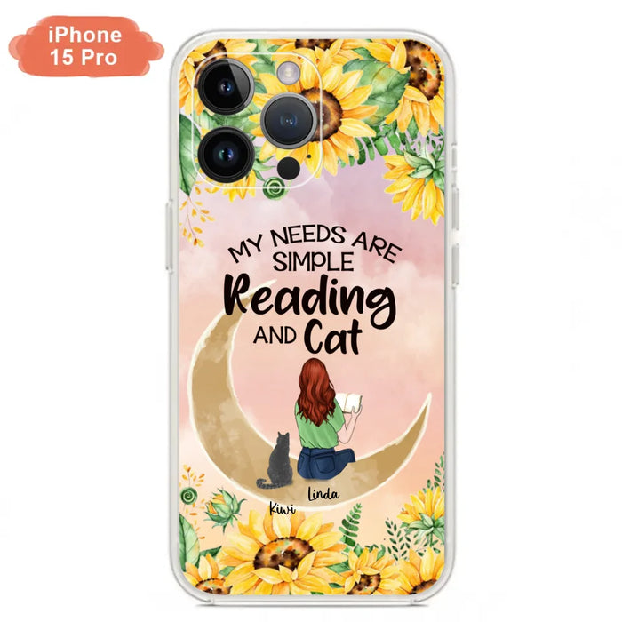 Custom Personalized Reading Dog/Cat Phone Case - Best Gift Idea For Dogs/Cats Lovers - Case For iPhone, Samsung and Xiaomi