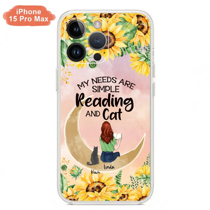 Custom Personalized Reading Dog/Cat Phone Case - Best Gift Idea For Dogs/Cats Lovers - Case For iPhone, Samsung and Xiaomi