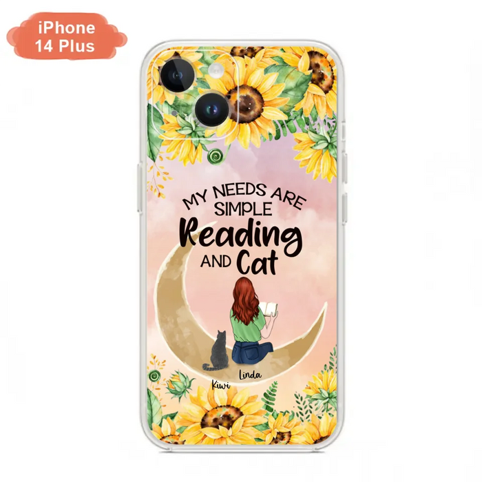 Custom Personalized Reading Dog/Cat Phone Case - Best Gift Idea For Dogs/Cats Lovers - Case For iPhone, Samsung and Xiaomi