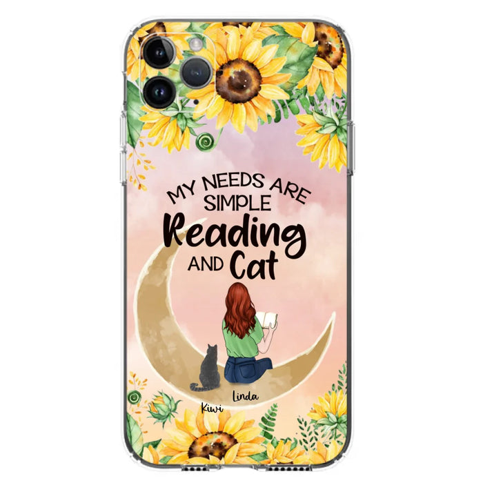 Custom Personalized Reading Dog/Cat Phone Case - Best Gift Idea For Dogs/Cats Lovers - Case For iPhone, Samsung and Xiaomi