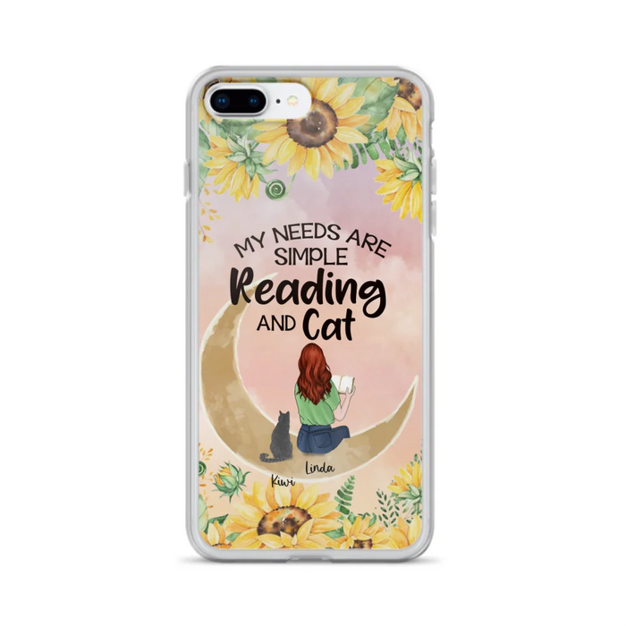 Custom Personalized Reading Dog/Cat Phone Case - Best Gift Idea For Dogs/Cats Lovers - Case For iPhone, Samsung and Xiaomi