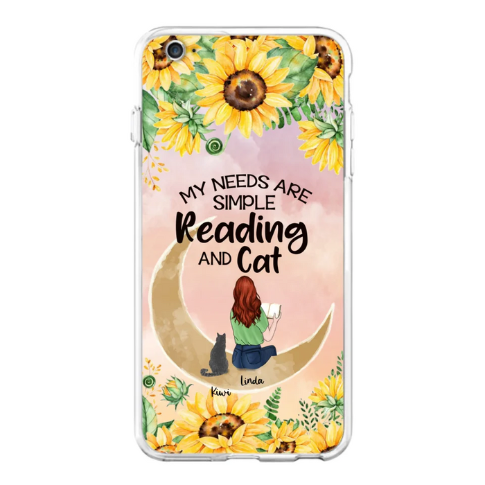 Custom Personalized Reading Dog/Cat Phone Case - Best Gift Idea For Dogs/Cats Lovers - Case For iPhone, Samsung and Xiaomi