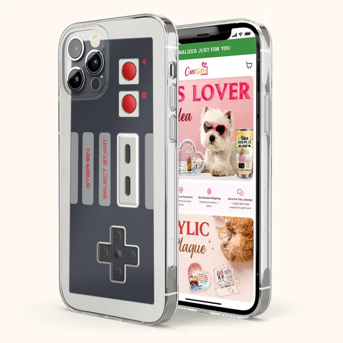 Custom Personalized Classic Game Controller Phone Case - 812E12