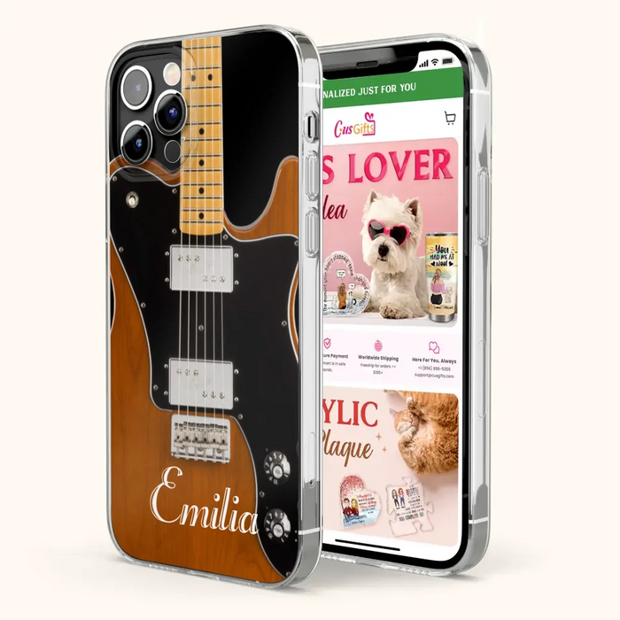 Custom Personalized Guitar Phone Case - Best Gift For Guitarist - Case For iPhone, Samsung and Xiaomi - MDXORB