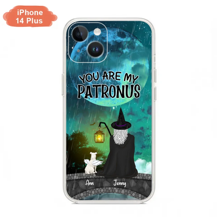 Personalized Witchy Phone Case - Up to 2 Girls and 4 Pets - You Are My Patronus - 4UM2XW