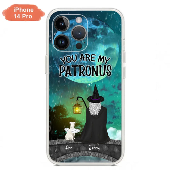 Personalized Witchy Phone Case - Up to 2 Girls and 4 Pets - You Are My Patronus - 4UM2XW