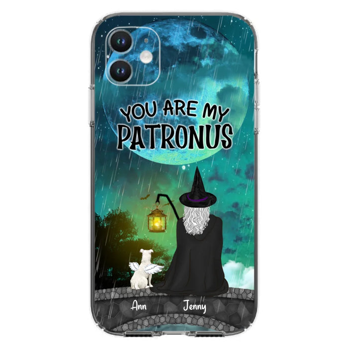 Personalized Witchy Phone Case - Up to 2 Girls and 4 Pets - You Are My Patronus - 4UM2XW