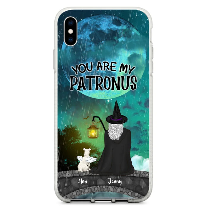 Personalized Witchy Phone Case - Up to 2 Girls and 4 Pets - You Are My Patronus - 4UM2XW