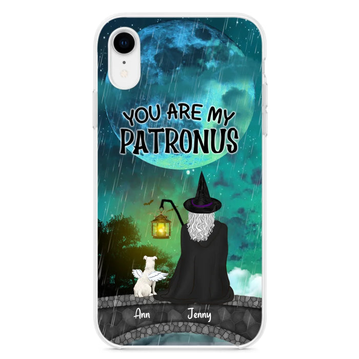 Personalized Witchy Phone Case - Up to 2 Girls and 4 Pets - You Are My Patronus - 4UM2XW