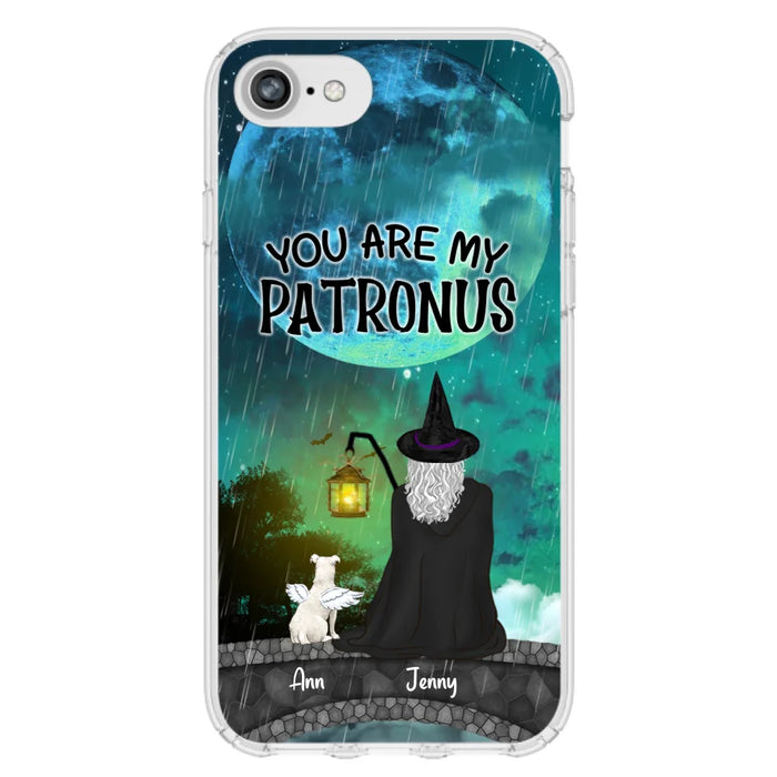 Personalized Witchy Phone Case - Up to 2 Girls and 4 Pets - You Are My Patronus - 4UM2XW