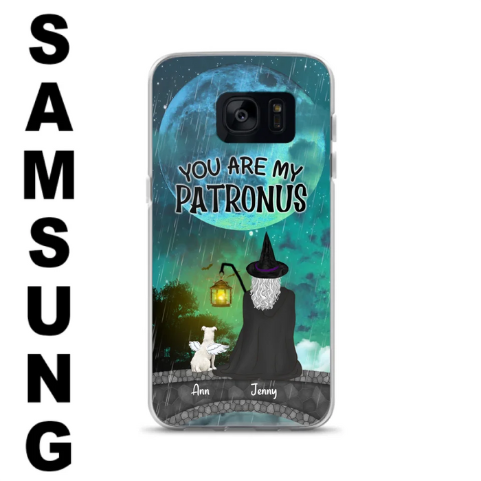 Personalized Witchy Phone Case - Up to 2 Girls and 4 Pets - You Are My Patronus - 4UM2XW