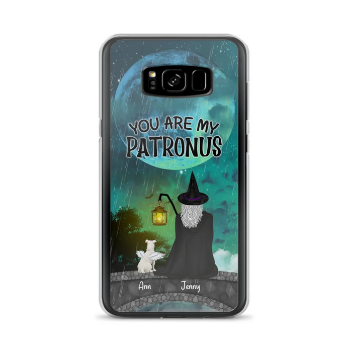 Personalized Witchy Phone Case - Up to 2 Girls and 4 Pets - You Are My Patronus - 4UM2XW