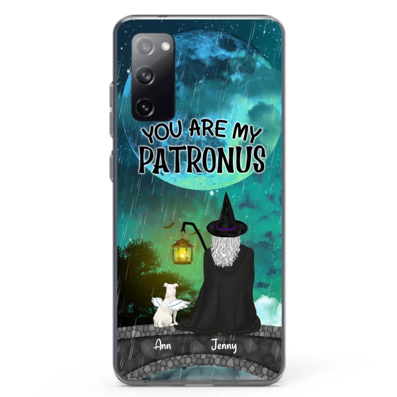 Personalized Witchy Phone Case - Up to 2 Girls and 4 Pets - You Are My Patronus - 4UM2XW