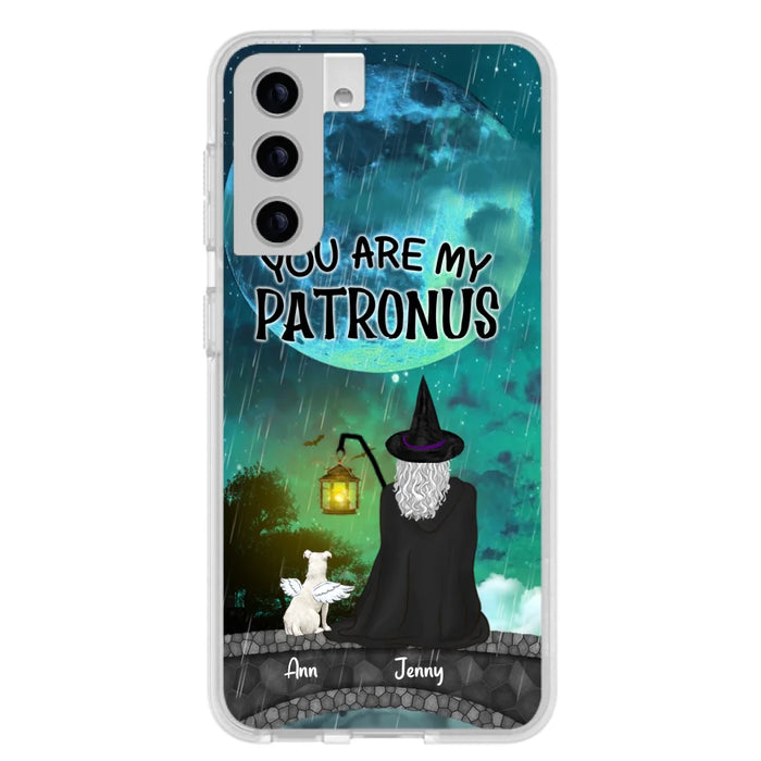 Personalized Witchy Phone Case - Up to 2 Girls and 4 Pets - You Are My Patronus - 4UM2XW