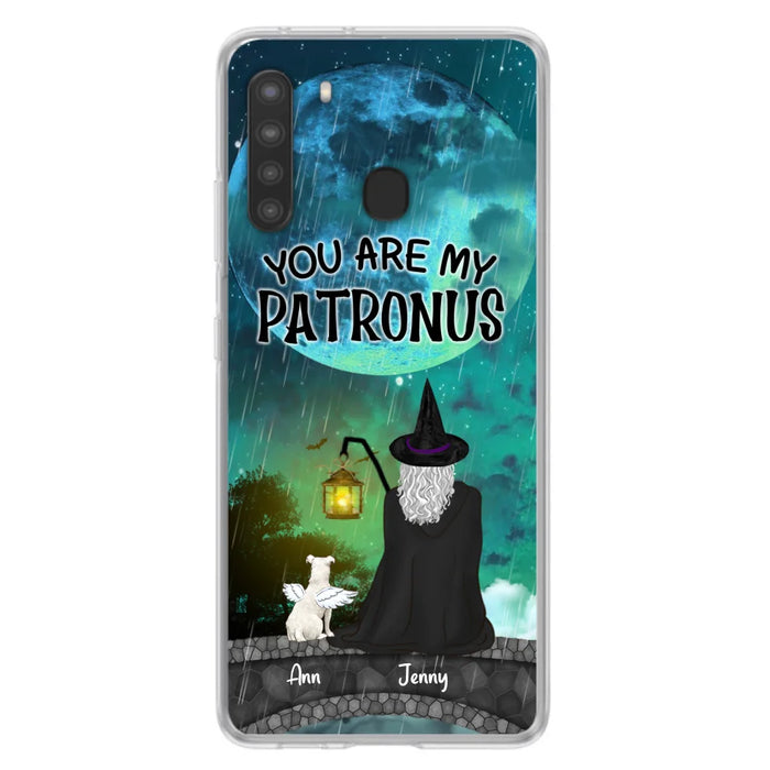 Personalized Witchy Phone Case - Up to 2 Girls and 4 Pets - You Are My Patronus - 4UM2XW