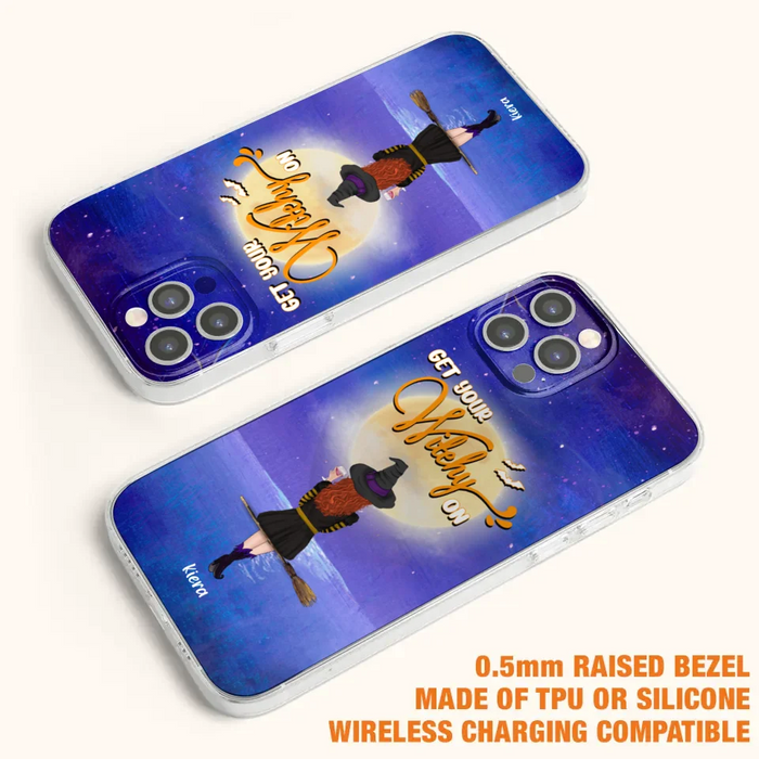 Custom Personalized Witchy Phone Case - Up to 4 Witches- Get Your Witchy On - Phone Case For iPhone, Samsung - OCEL9Z