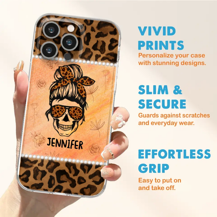 Custom Personalized Skull Phone Case - Phone Case For iPhone, Samsung and Xiaomi