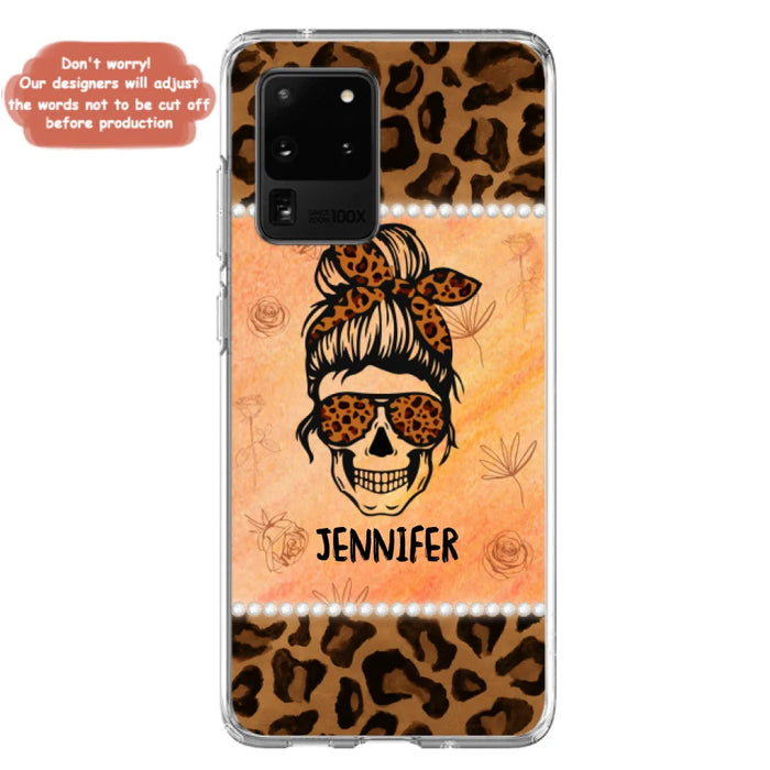 Custom Personalized Skull Phone Case - Phone Case For iPhone, Samsung and Xiaomi