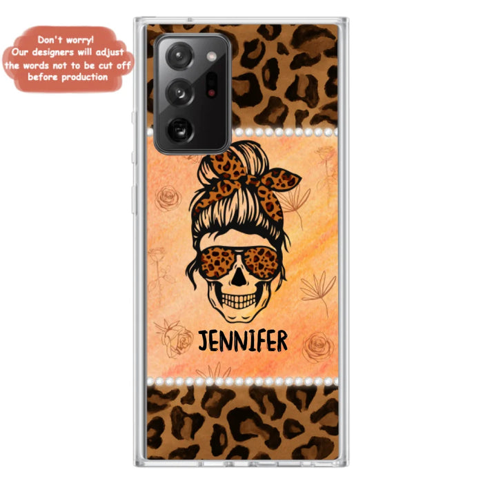 Custom Personalized Skull Phone Case - Phone Case For iPhone, Samsung and Xiaomi