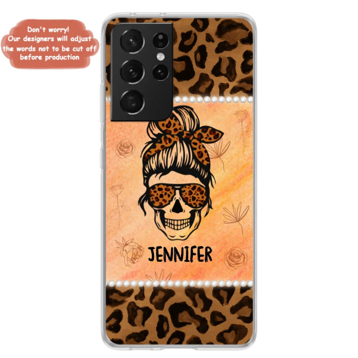 Custom Personalized Skull Phone Case - Phone Case For iPhone, Samsung and Xiaomi