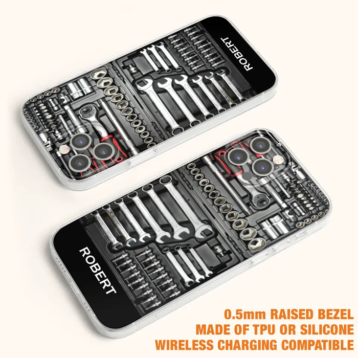 Custom Personalized Mechanic Toolbox Phone Case - Case For iPhone, Samsung And Xiaomi - RCT18X