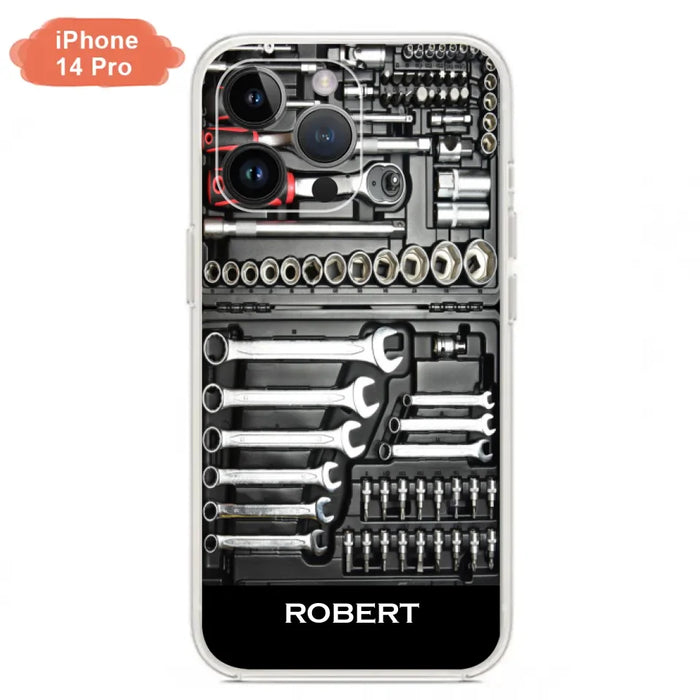 Custom Personalized Mechanic Toolbox Phone Case - Case For iPhone, Samsung And Xiaomi - RCT18X