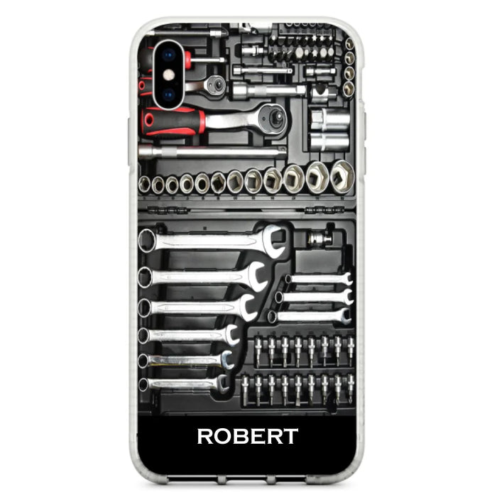 Custom Personalized Mechanic Toolbox Phone Case - Case For iPhone, Samsung And Xiaomi - RCT18X