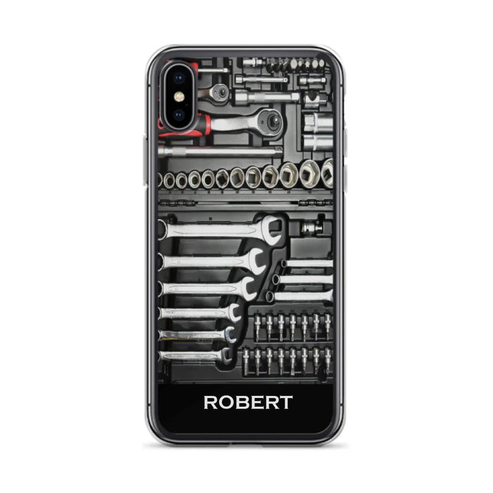 Custom Personalized Mechanic Toolbox Phone Case - Case For iPhone, Samsung And Xiaomi - RCT18X