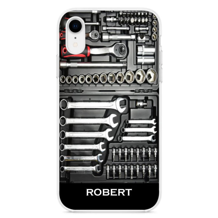 Custom Personalized Mechanic Toolbox Phone Case - Case For iPhone, Samsung And Xiaomi - RCT18X