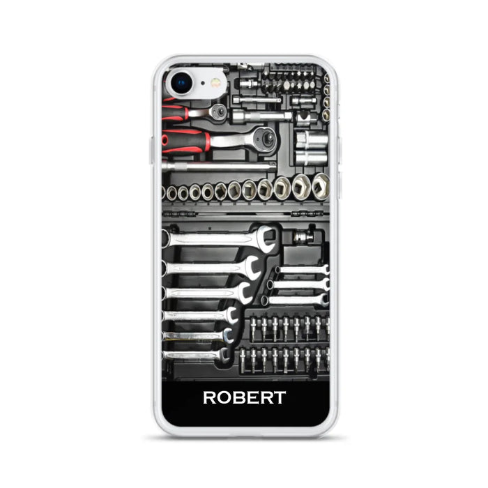 Custom Personalized Mechanic Toolbox Phone Case - Case For iPhone, Samsung And Xiaomi - RCT18X