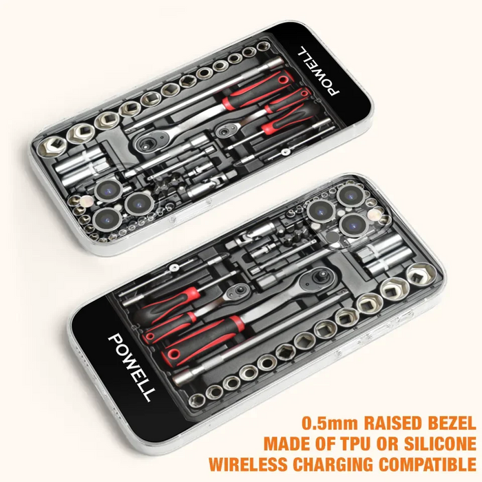 Custom Personalized Mechanic Toolbox Phone Case - Case For iPhone, Samsung And Xiaomi - RCT18X