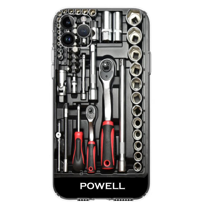 Custom Personalized Mechanic Toolbox Phone Case - Case For iPhone, Samsung And Xiaomi - RCT18X